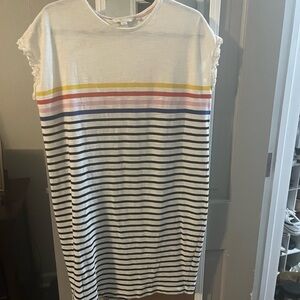 Boden
Leah Jersey T-Shirt Dress, Green Sangria Stripe